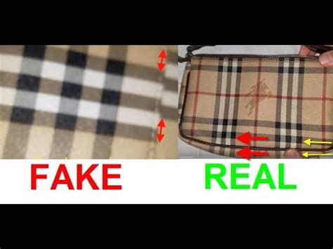 burberry belt real vs fake haymarket|Burberry bag real or real.